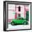 ¡Viva Mexico! Square Collection - Green VW Beetle in San Cristobal-Philippe Hugonnard-Framed Photographic Print