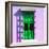 ¡Viva Mexico! Square Collection - Green Window in Campeche-Philippe Hugonnard-Framed Photographic Print