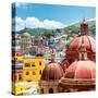 ¡Viva Mexico! Square Collection - Guanajuato Architecture II-Philippe Hugonnard-Stretched Canvas