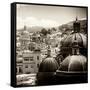 ¡Viva Mexico! Square Collection - Guanajuato Architecture IV-Philippe Hugonnard-Framed Stretched Canvas