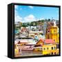 ¡Viva Mexico! Square Collection - Guanajuato Architecture VII-Philippe Hugonnard-Framed Stretched Canvas