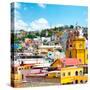 ¡Viva Mexico! Square Collection - Guanajuato Architecture VII-Philippe Hugonnard-Stretched Canvas