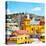 ¡Viva Mexico! Square Collection - Guanajuato Architecture VIII-Philippe Hugonnard-Stretched Canvas