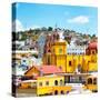 ¡Viva Mexico! Square Collection - Guanajuato Architecture VIII-Philippe Hugonnard-Stretched Canvas