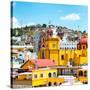 ¡Viva Mexico! Square Collection - Guanajuato Architecture VIII-Philippe Hugonnard-Stretched Canvas