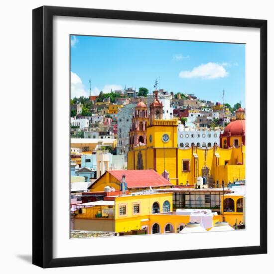 ¡Viva Mexico! Square Collection - Guanajuato Architecture VIII-Philippe Hugonnard-Framed Photographic Print