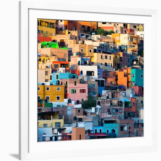 ¡Viva Mexico! Square Collection - Guanajuato at Sunset II-Philippe Hugonnard-Framed Photographic Print