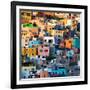 ¡Viva Mexico! Square Collection - Guanajuato at Sunset II-Philippe Hugonnard-Framed Photographic Print