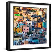 ¡Viva Mexico! Square Collection - Guanajuato at Sunset II-Philippe Hugonnard-Framed Photographic Print