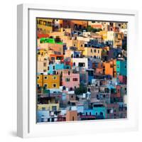 ¡Viva Mexico! Square Collection - Guanajuato at Sunset II-Philippe Hugonnard-Framed Photographic Print