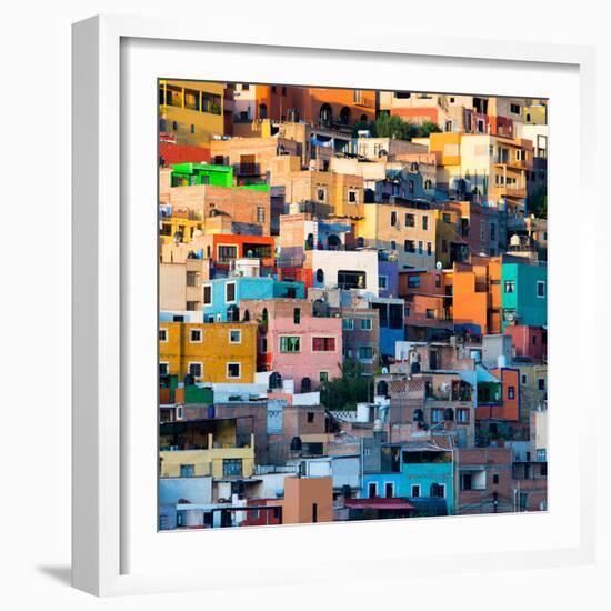 ¡Viva Mexico! Square Collection - Guanajuato at Sunset II-Philippe Hugonnard-Framed Photographic Print