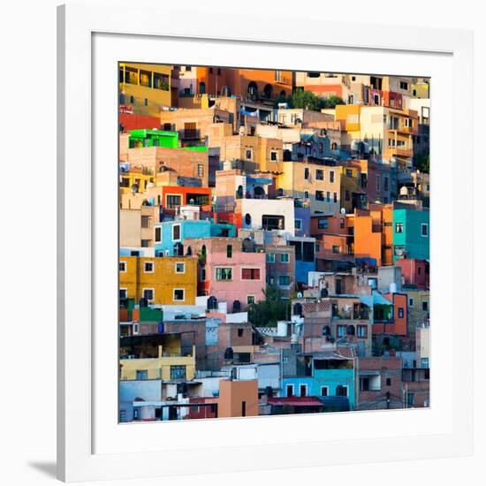 ¡Viva Mexico! Square Collection - Guanajuato at Sunset II-Philippe Hugonnard-Framed Photographic Print