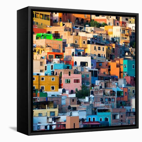 ¡Viva Mexico! Square Collection - Guanajuato at Sunset II-Philippe Hugonnard-Framed Stretched Canvas