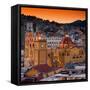 ¡Viva Mexico! Square Collection - Guanajuato at Sunset III-Philippe Hugonnard-Framed Stretched Canvas