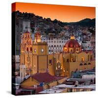 ¡Viva Mexico! Square Collection - Guanajuato at Sunset III-Philippe Hugonnard-Stretched Canvas