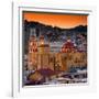 ¡Viva Mexico! Square Collection - Guanajuato at Sunset III-Philippe Hugonnard-Framed Photographic Print