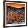 ¡Viva Mexico! Square Collection - Guanajuato at Sunset III-Philippe Hugonnard-Framed Photographic Print