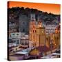 ¡Viva Mexico! Square Collection - Guanajuato at Sunset IV-Philippe Hugonnard-Stretched Canvas