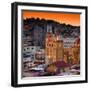 ¡Viva Mexico! Square Collection - Guanajuato at Sunset IV-Philippe Hugonnard-Framed Photographic Print