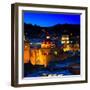 ¡Viva Mexico! Square Collection - Guanajuato by Night II-Philippe Hugonnard-Framed Photographic Print