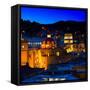 ¡Viva Mexico! Square Collection - Guanajuato by Night II-Philippe Hugonnard-Framed Stretched Canvas