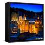 ¡Viva Mexico! Square Collection - Guanajuato by Night-Philippe Hugonnard-Framed Stretched Canvas