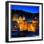 ¡Viva Mexico! Square Collection - Guanajuato by Night-Philippe Hugonnard-Framed Photographic Print