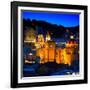 ¡Viva Mexico! Square Collection - Guanajuato by Night-Philippe Hugonnard-Framed Photographic Print