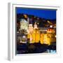 ¡Viva Mexico! Square Collection - Guanajuato Church by Night-Philippe Hugonnard-Framed Photographic Print