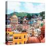¡Viva Mexico! Square Collection - Guanajuato Church Domes I-Philippe Hugonnard-Stretched Canvas