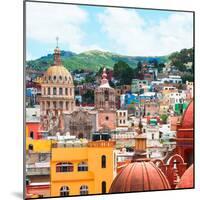 ¡Viva Mexico! Square Collection - Guanajuato Church Domes I-Philippe Hugonnard-Mounted Photographic Print