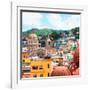 ¡Viva Mexico! Square Collection - Guanajuato Church Domes I-Philippe Hugonnard-Framed Photographic Print