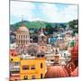 ¡Viva Mexico! Square Collection - Guanajuato Church Domes I-Philippe Hugonnard-Mounted Photographic Print