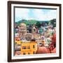 ¡Viva Mexico! Square Collection - Guanajuato Church Domes I-Philippe Hugonnard-Framed Photographic Print