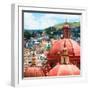 ¡Viva Mexico! Square Collection - Guanajuato Church Domes II-Philippe Hugonnard-Framed Photographic Print