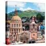 ¡Viva Mexico! Square Collection - Guanajuato Church Domes III-Philippe Hugonnard-Stretched Canvas