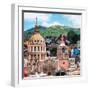 ¡Viva Mexico! Square Collection - Guanajuato Church Domes III-Philippe Hugonnard-Framed Photographic Print
