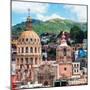 ¡Viva Mexico! Square Collection - Guanajuato Church Domes III-Philippe Hugonnard-Mounted Photographic Print