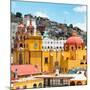 ¡Viva Mexico! Square Collection - Guanajuato Church Domes V-Philippe Hugonnard-Mounted Photographic Print
