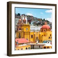 ¡Viva Mexico! Square Collection - Guanajuato Church Domes V-Philippe Hugonnard-Framed Photographic Print