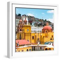 ¡Viva Mexico! Square Collection - Guanajuato Church Domes V-Philippe Hugonnard-Framed Photographic Print