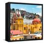 ¡Viva Mexico! Square Collection - Guanajuato Church Domes V-Philippe Hugonnard-Framed Stretched Canvas