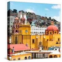 ¡Viva Mexico! Square Collection - Guanajuato Church Domes V-Philippe Hugonnard-Stretched Canvas