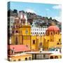 ¡Viva Mexico! Square Collection - Guanajuato Church Domes V-Philippe Hugonnard-Stretched Canvas