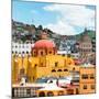 ¡Viva Mexico! Square Collection - Guanajuato Church Domes VI-Philippe Hugonnard-Mounted Photographic Print