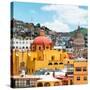 ¡Viva Mexico! Square Collection - Guanajuato Church Domes VI-Philippe Hugonnard-Stretched Canvas