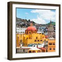¡Viva Mexico! Square Collection - Guanajuato Church Domes VI-Philippe Hugonnard-Framed Photographic Print