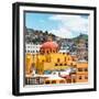 ¡Viva Mexico! Square Collection - Guanajuato Church Domes VI-Philippe Hugonnard-Framed Photographic Print