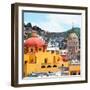 ¡Viva Mexico! Square Collection - Guanajuato Church Domes-Philippe Hugonnard-Framed Photographic Print