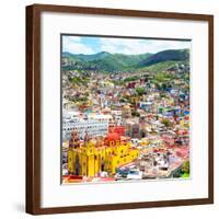 ¡Viva Mexico! Square Collection - Guanajuato Cityscape I-Philippe Hugonnard-Framed Photographic Print